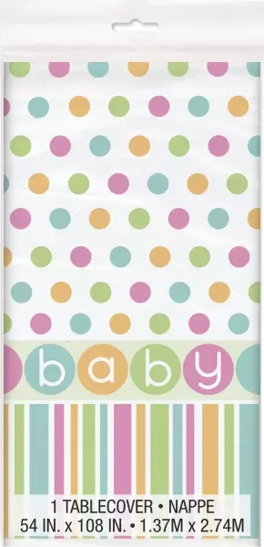 Pastel babyshower duk