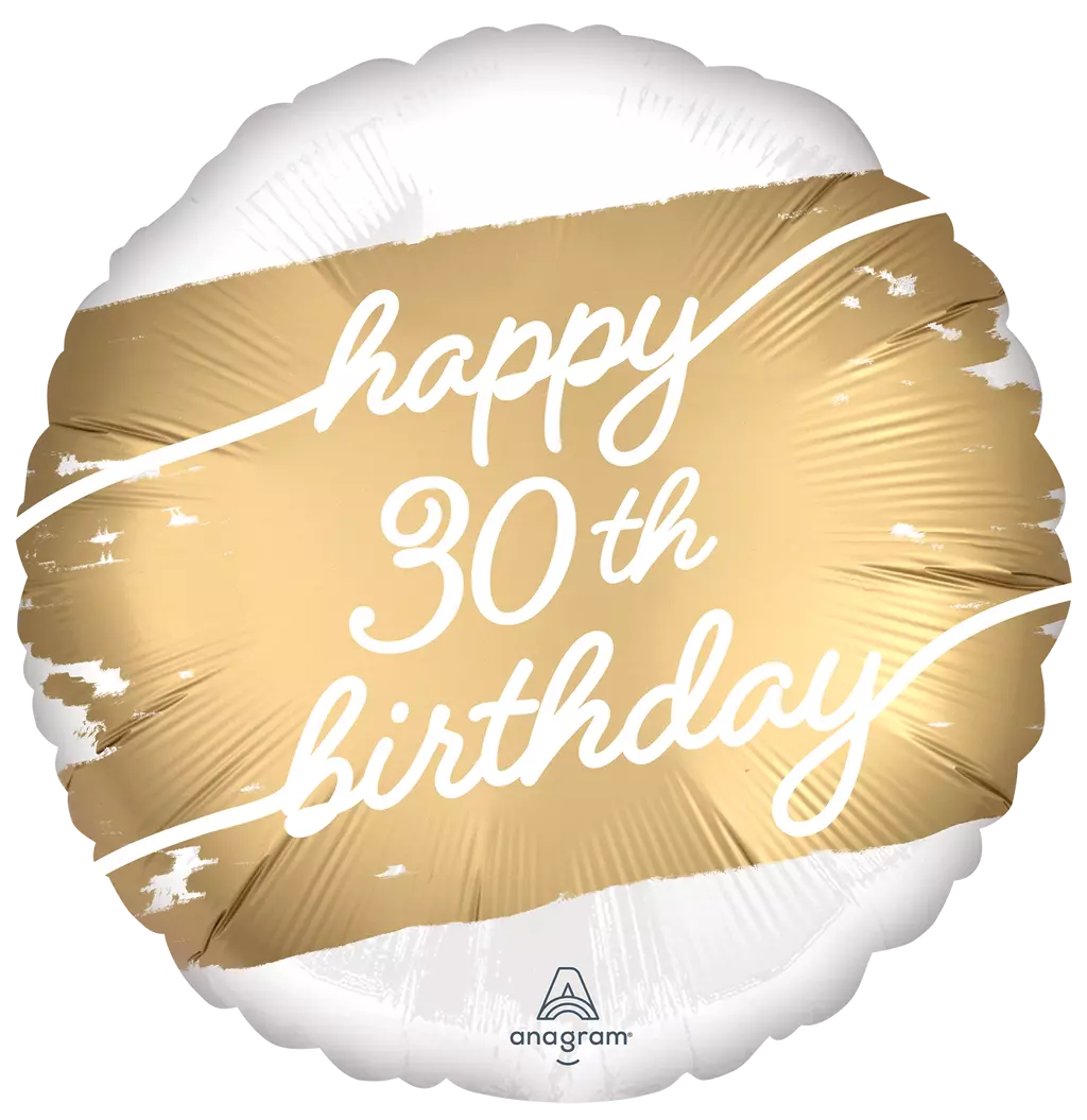 Golden Age 30 folieballong