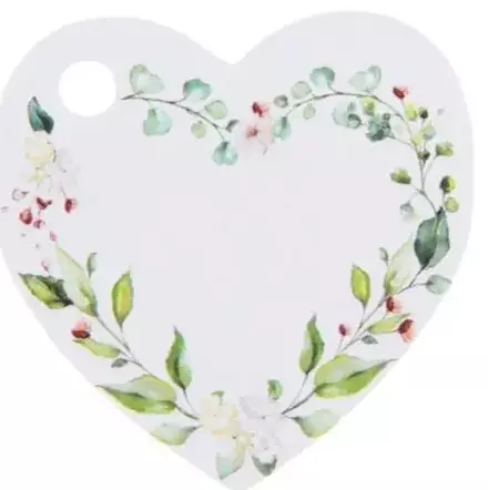 Bordkort/Navnholdere hjerter mini 10pk