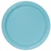 Pappfat ensfarget turkis 18cm 8pk