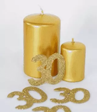 Age 30 gull glitter store konfetti 6pk