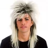 Retro blond rocker parykk