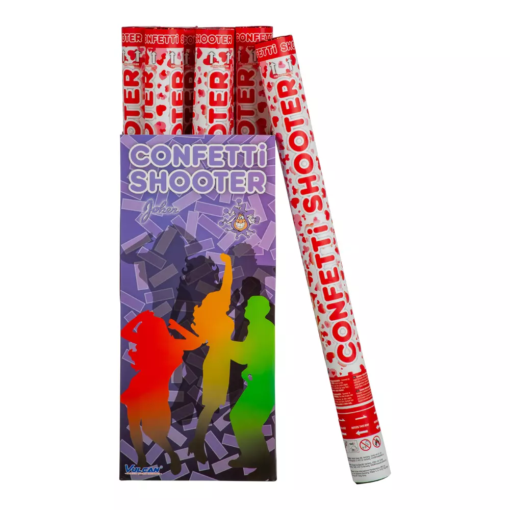 Konfetti shooter hearts 60cm