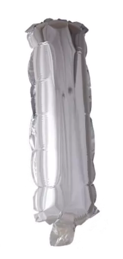 Bokstavballong- I sølv 41 cm