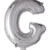 Bokstavballong- G sølv 41 cm
