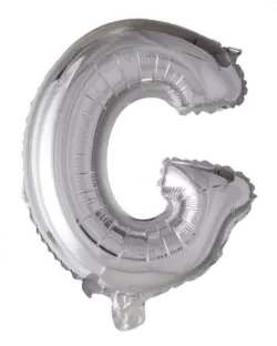 Bokstavballong- G sølv 41 cm