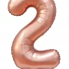 Tallballong 2 satin rosegold 86cm