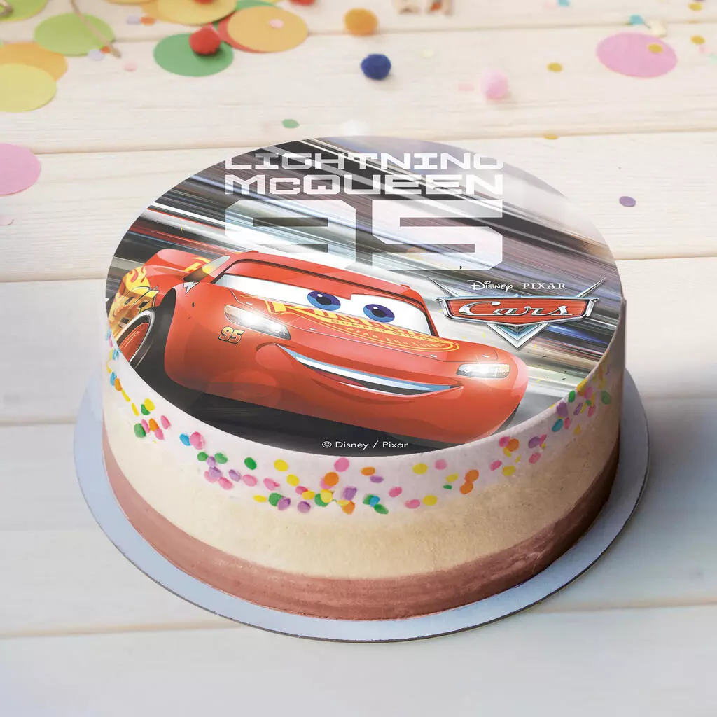 Cars 3 spiselig kakeskilt 20cm
