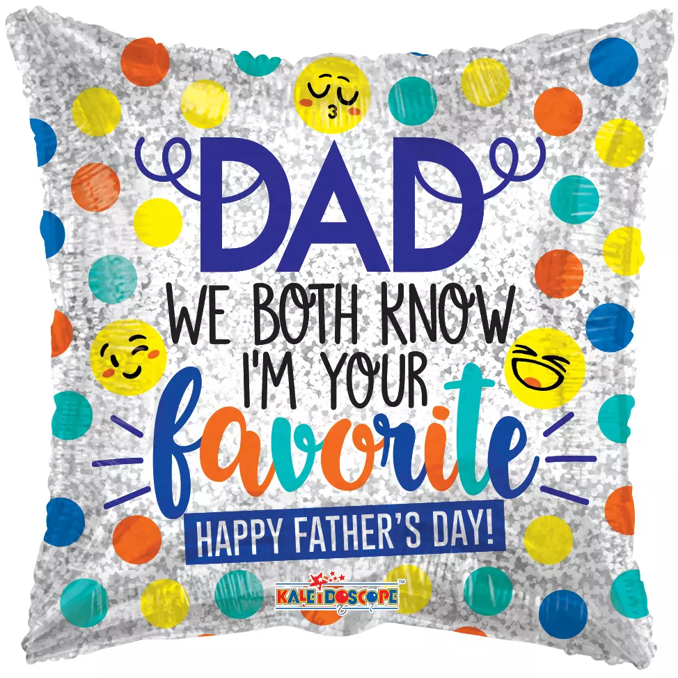 Folieballong dads favourite