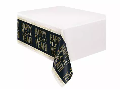 Roaring new year plastduk 137x213cm