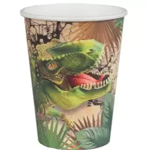 Dinosaur T-rex pappkopper 10pk