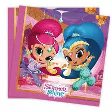 Shimmer & shine servietter 20 pk