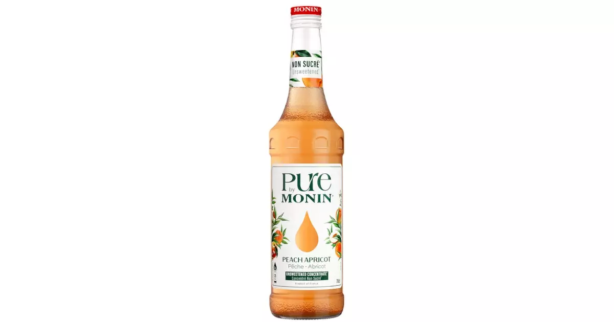 Pure monin peach apricot 70cl