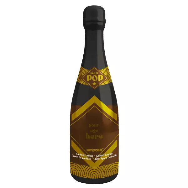 Confetti Bottle DIY Milestone 32cm