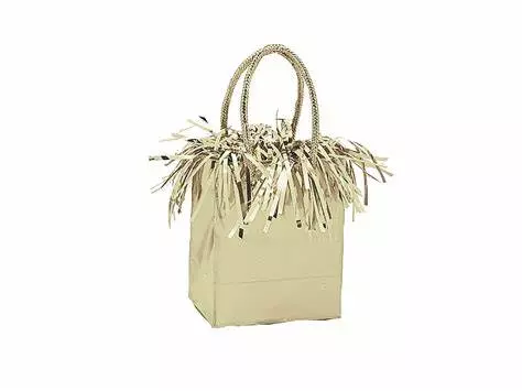 Ballongvekt gavepose prosecco gull