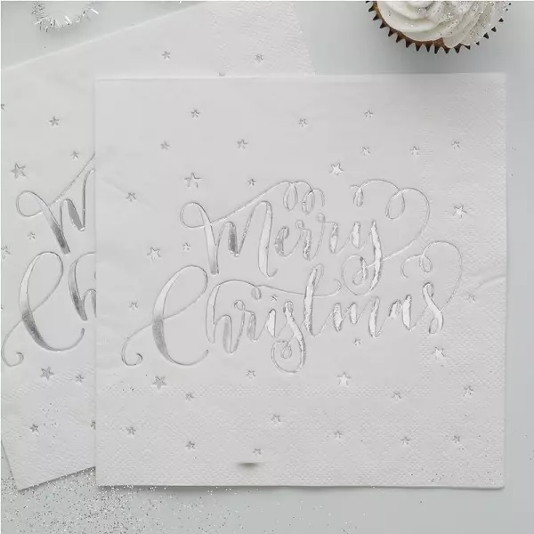 Merry christmas servietter 20pk