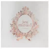 Små Servietter just married rose gold 20pk