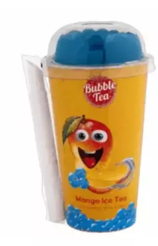 BUBBLE TEA MANGO ICE TEA DRINK FLAVOURED BOBA 350ml (Import)