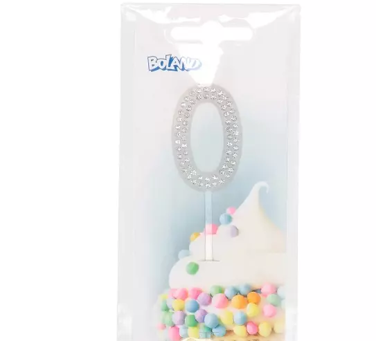 Cake topper Diamond '0'