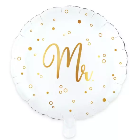 Golden folieballong Mr 46 cm