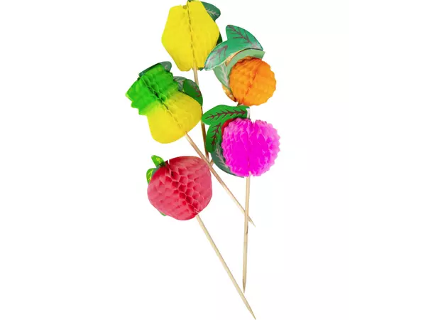 Cocktailpinner Frukt Honeycomb 10pk