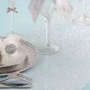 Organza bordløper sølv 5 meter