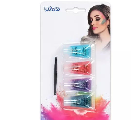 Set face paint Glitter gel