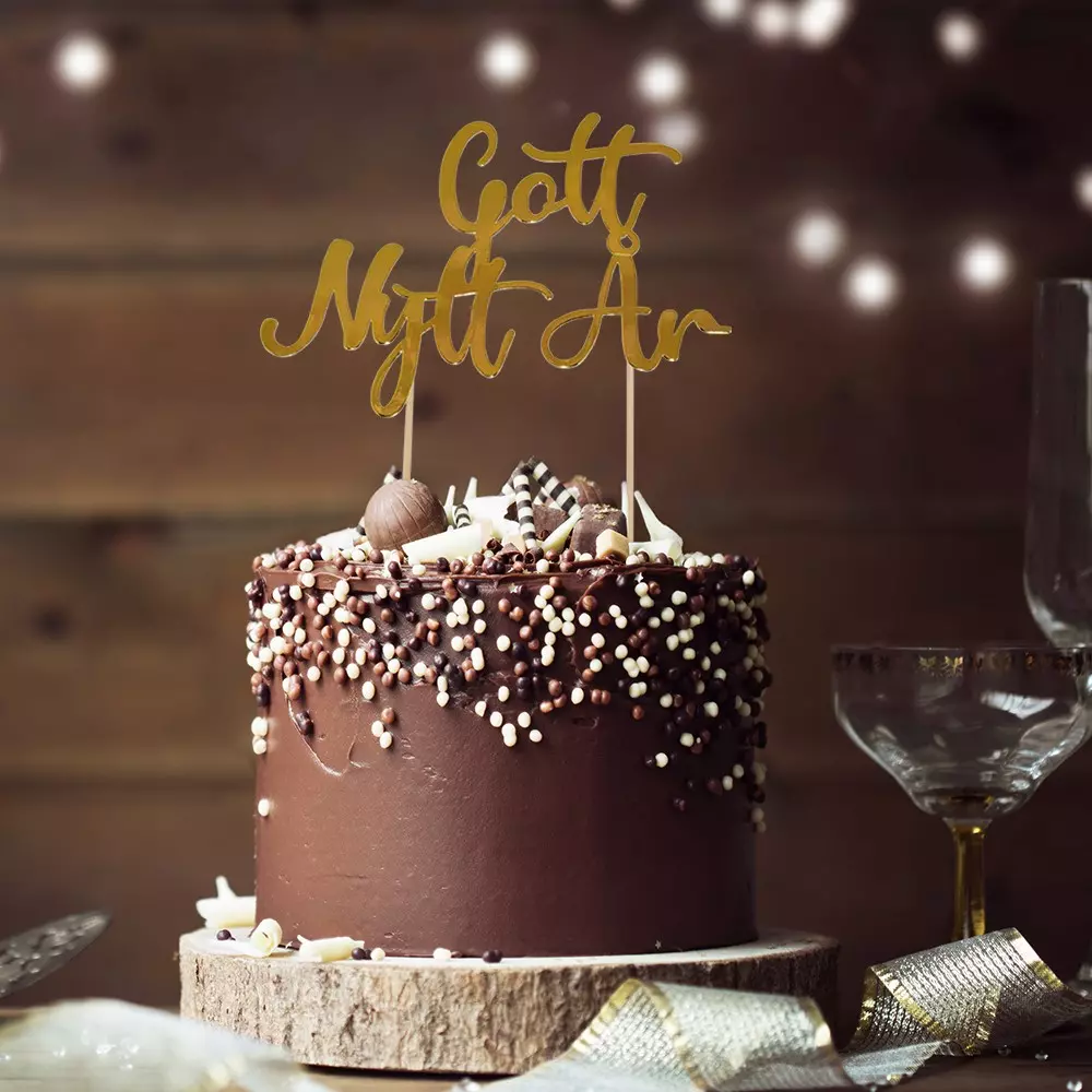 Kaketopp Gott nytt år