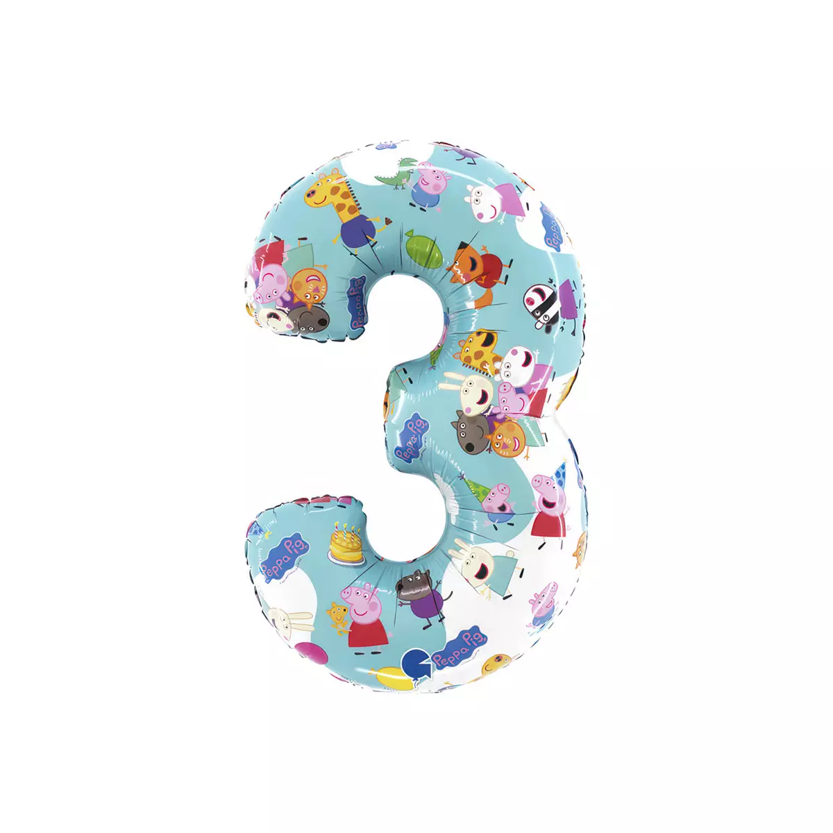 Peppa gris 3-tall ballong 66cm