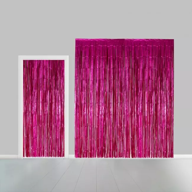 Partygardin hot pink 100x240cm