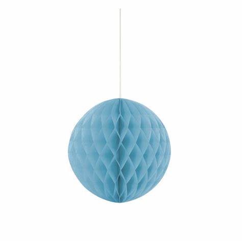 Lyseblå dekorball 20,3cm