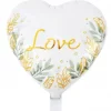 Love flower heart folieballong
