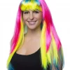 Parykk neon flerfarget