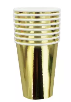 Pappkopper gullfolie 3,5dl