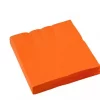 20 Lunchservietter ensfarget orange- 33x33cm
