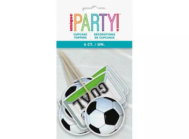 Fotball kaketopper på pinne