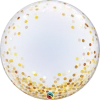 Deco bubble Gold Confetti Dots 45cm