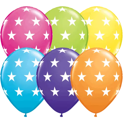 Assorted stars ballonger 6pk