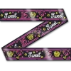 Neon warning sweet 16  party tape 12 m