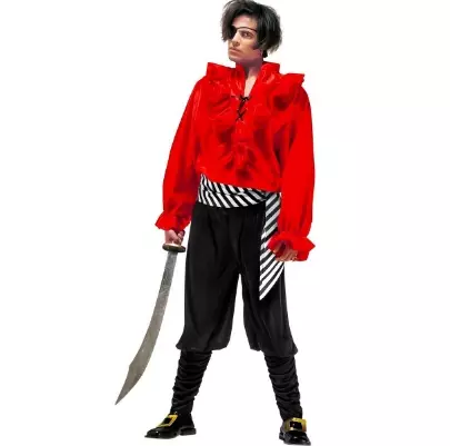 Caribbean pirate rød L
