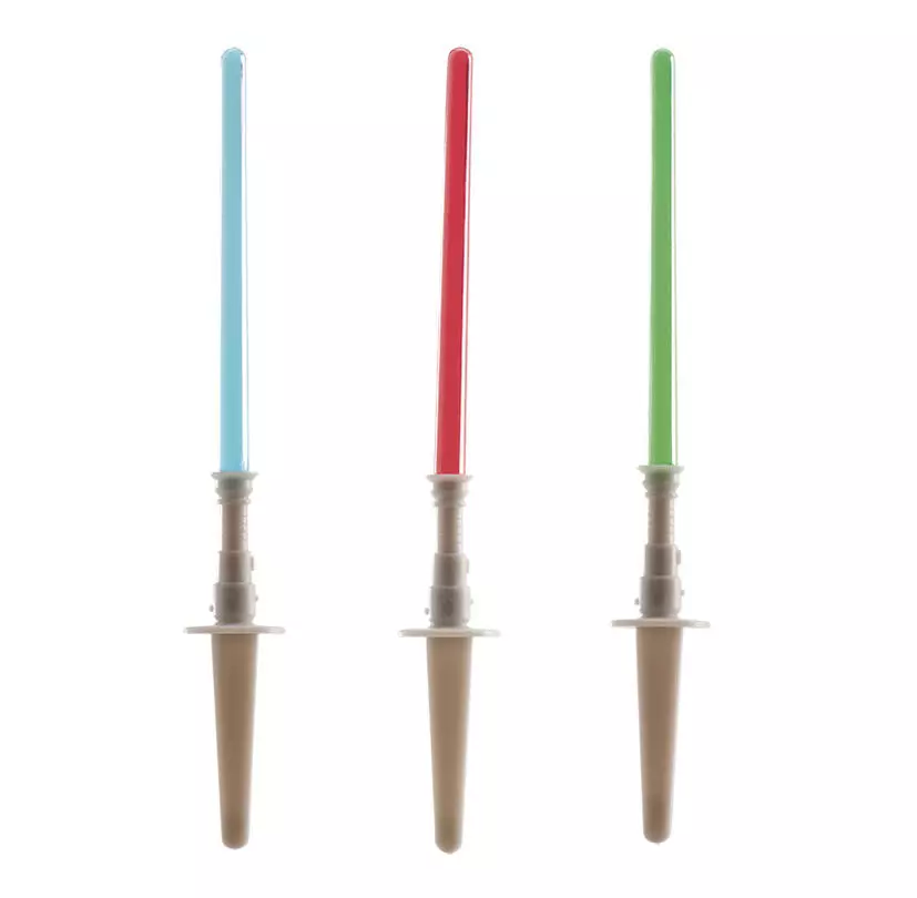 Lyssverd kakedekorasjon star wars 12pk