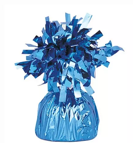 Ballongvekt folie lys blå 175gr