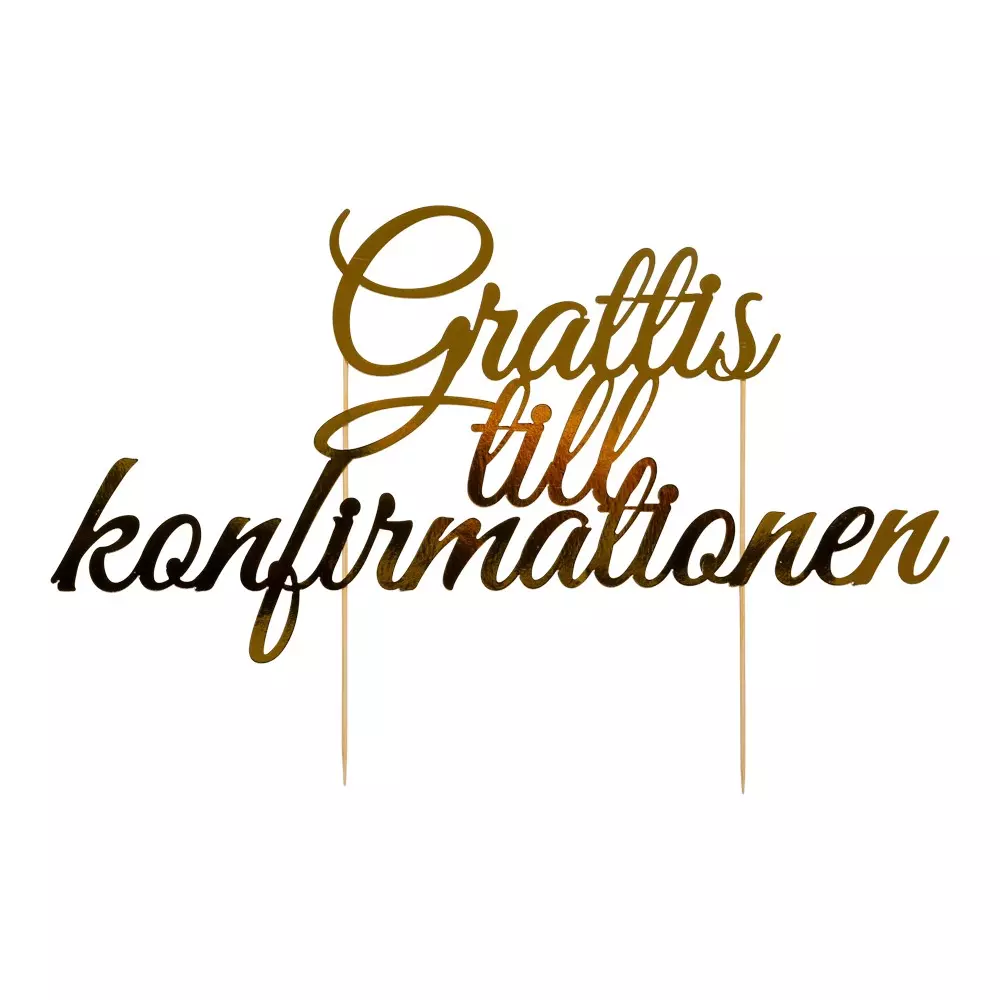 Kaketopp grattis til konfirmationen