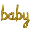 Ballongord oneword Baby gold