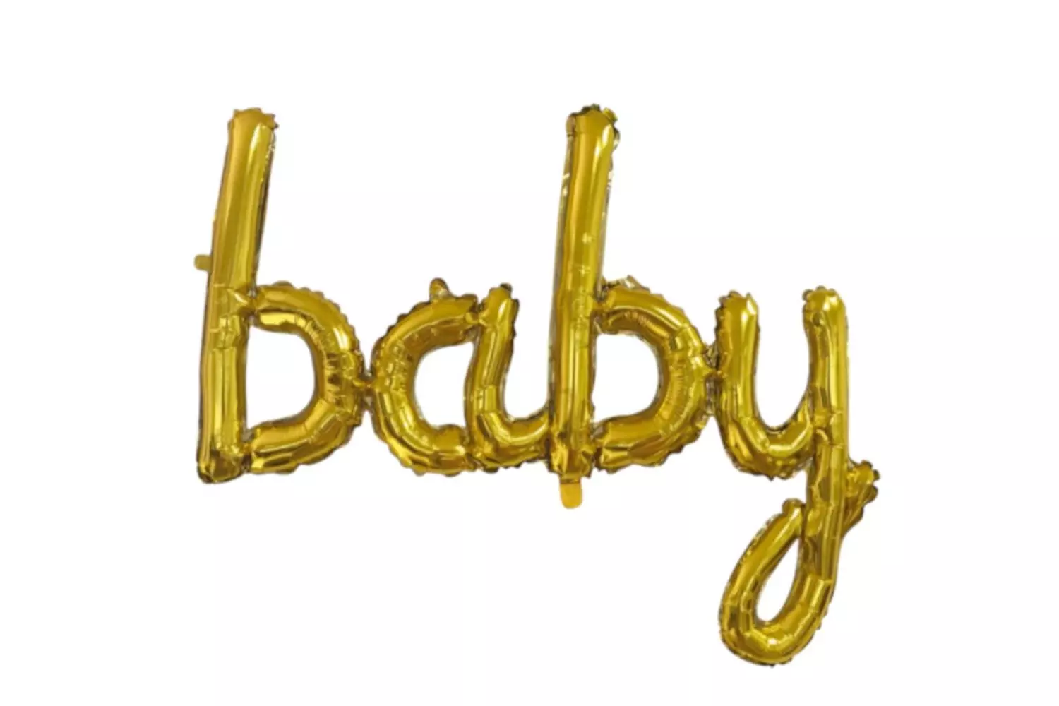 Ballongord oneword Baby gold