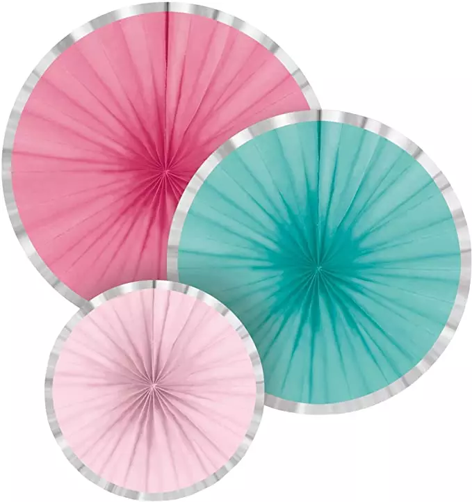 3 pk papirvifter flamingoparty