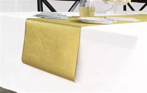 Glitter gull bordløper (33cm x 2,74m)