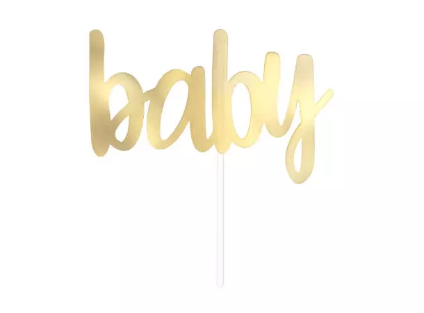 Baby folie kaketopp gull