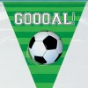 3D Fotball flaggbanner i plast 3,65m