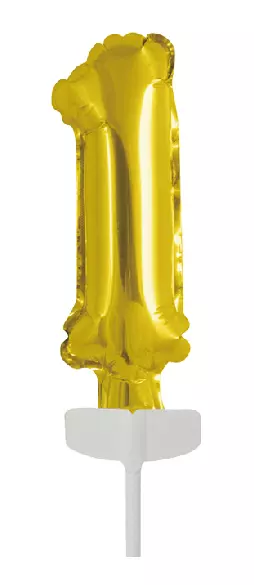 Kakeballong 1 gull 13cm